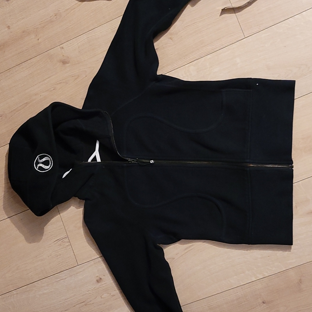Lululemon Zip-Up Hoodie, Black Medium